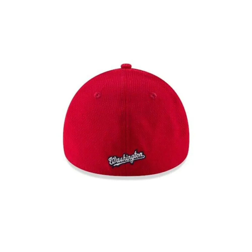 New Era Washington Nationals Red Diamond Era Logo MLB 39Thirty Hat Large-XLarge